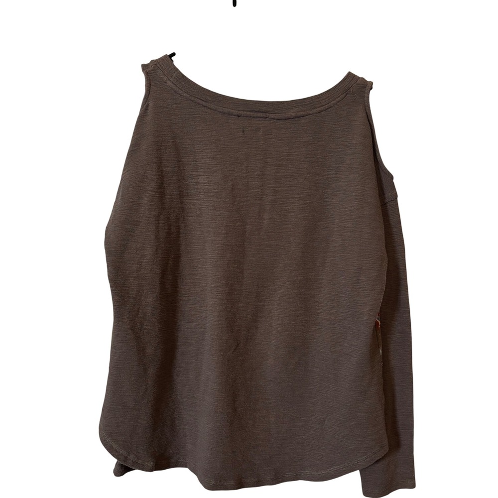 Miss Me Women's Boho Sweater Sz M Cold Shoulder Top - Picture 2 of 4
